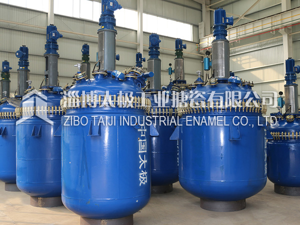 電加熱搪瓷反應(yīng)釜布局密封墊和底版